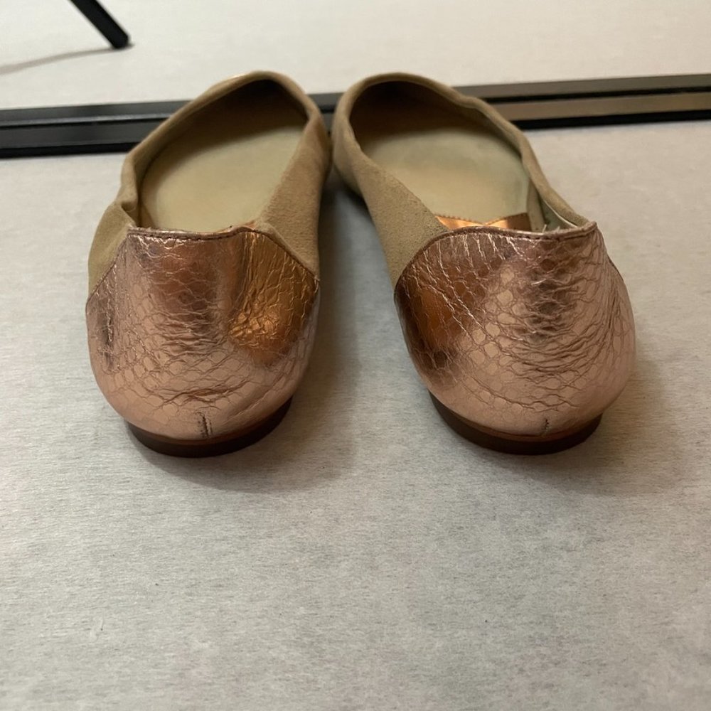 MICHAEL KORS Carissa Toe Cap Flat Rose Pointed - Picture 6 of 9